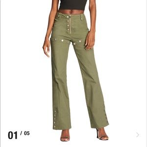 I.AM.GIA dagger pant, khaki green